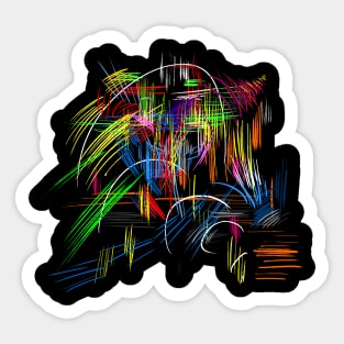 abstract Sticker